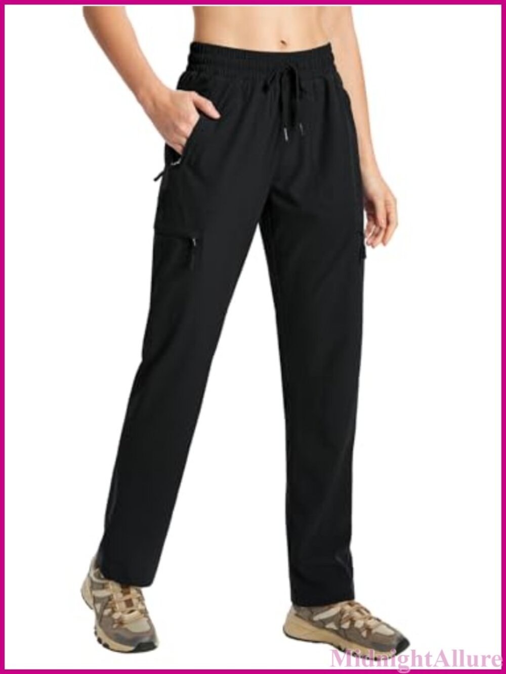 KWZ Womens Hiking Pants Lightweight Quick Dry Cargo Pants